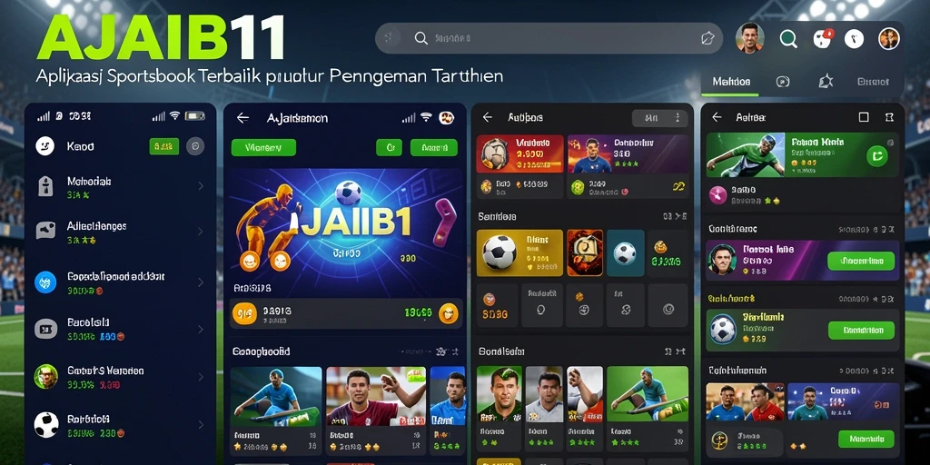 Screenshot utama AJAIB11 menampilkan antarmuka taruhan yang menarik dan interaktif.