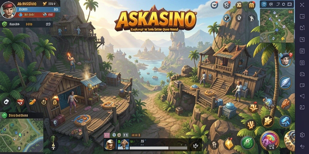 Gameplay mendebarkan dalam dunia Open World ASKASINO.