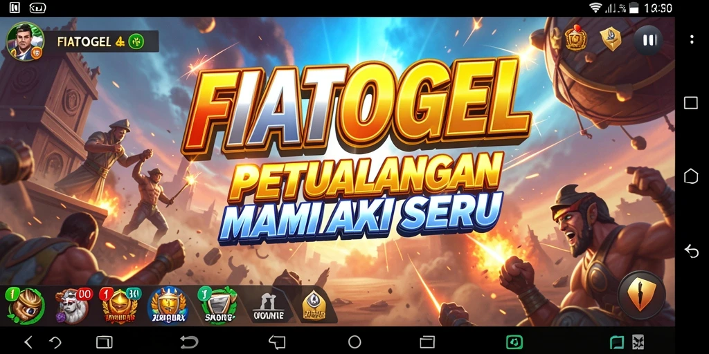 Tangkapan layar utama FIATOGEL menunjukkan adegan aksi yang mendebarkan.