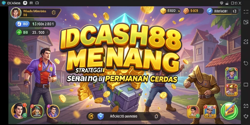 Screenshot gameplay IDCASH88 menampilkan strategi mendebarkan dan interaksi antar pemain.