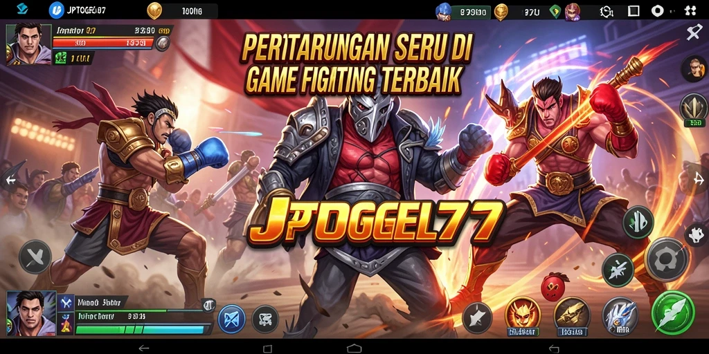 Tampilan gameplay menarik dengan aksi pertarungan yang dinamis.