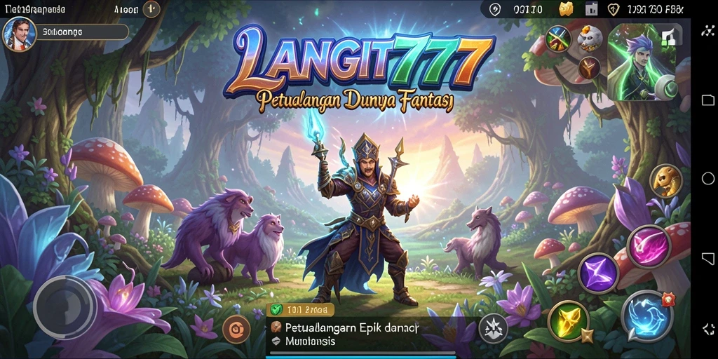 Tampilan gameplay epik dalam LANGIT777 yang menarik dan imersif.