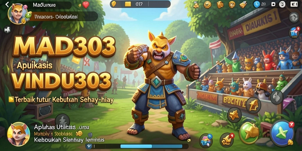 Tampilan aplikasi MADU303 yang user-friendly dan informatif.