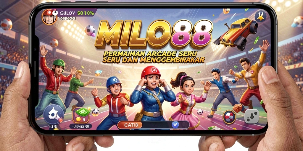 Tampilan seru dari gameplay Arcade di MILO88