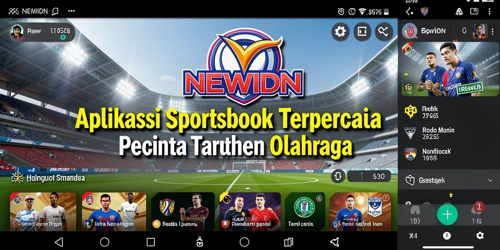 Tampilan gameplay NEWIDN yang menarik untuk taruhan olahraga.