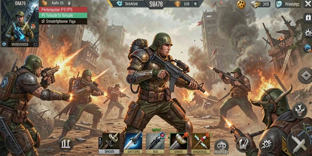 Gameplay intens di ORA78 dengan aksi tembak-menembak yang mendebarkan.
