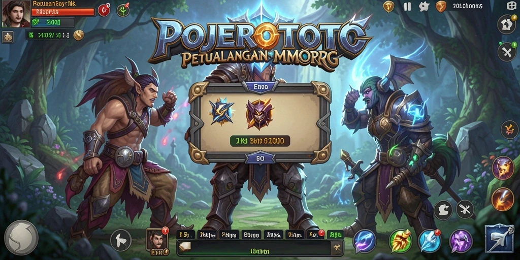 Gameplay menarik dalam dunia fantasi MMORPG POJEROTOTO.
