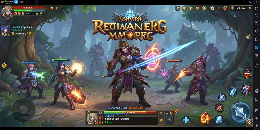 Screenshot gameplay RSNVIP8 menampilkan aksi seru dan karakter yang beragam.