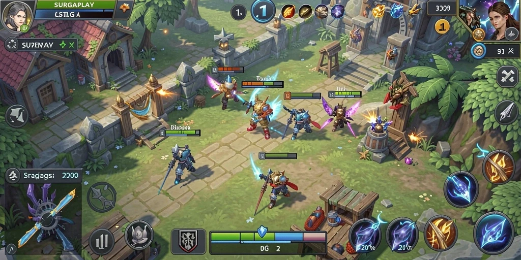 Gameplay SLG yang mendebarkan di SURGAPLAY dengan strategi yang kompleks.