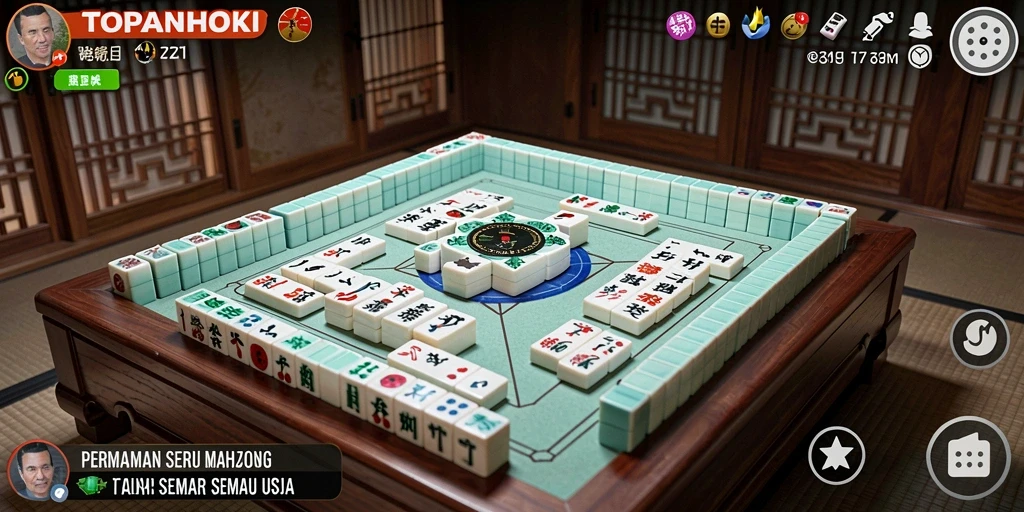 Tampilan menarik dari gameplay TOPANHOKI yang seru dan menantang.
