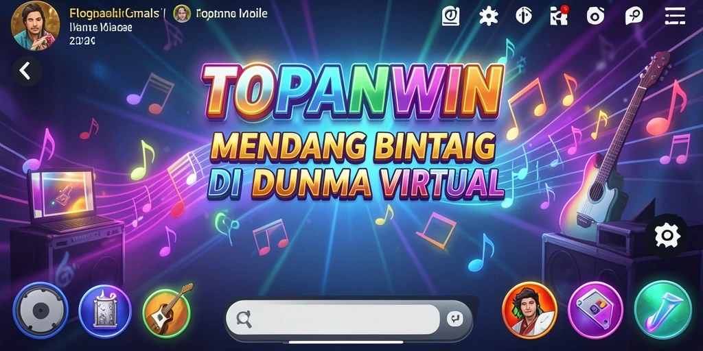 Screenshot gameplay TOPANWIN menampilkan pengalaman bermain musik yang seru.