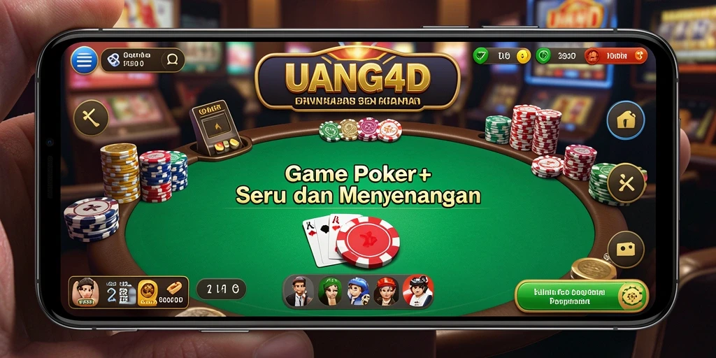 Screenshot utama UANG4D menampilkan gameplay seru Poker.