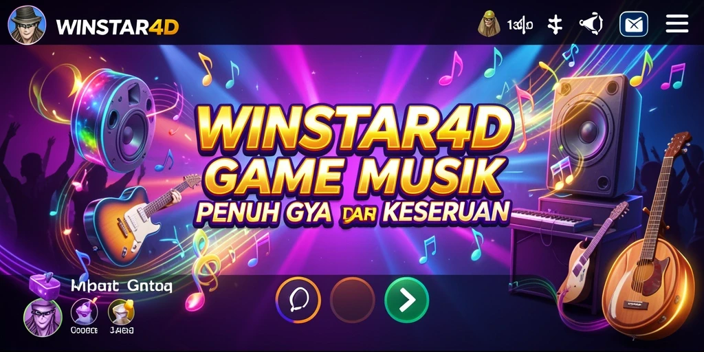 Gameplay seru dan interaktif dalam WINSTAR4D penuh warna.
